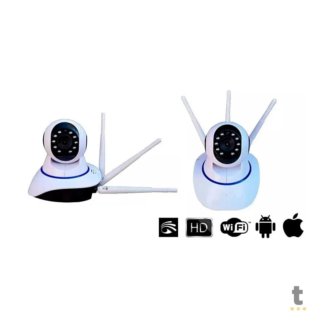 Câmera de Segurança Babá Eletrônica IP Camera Wifi Hd C/Audio - MO-04 Truedata