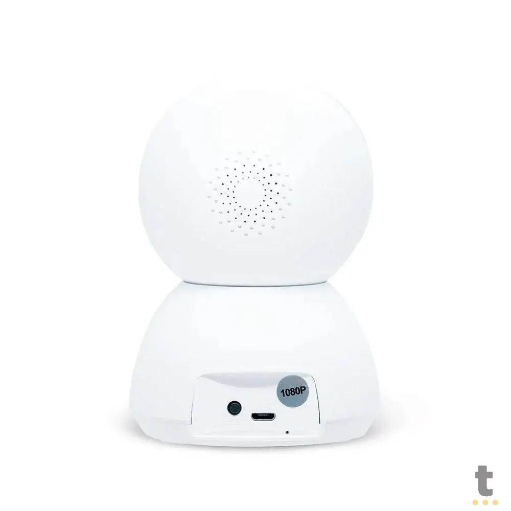 Câmera de Segurança Inteligente C/ Controle de Movimento Multi Liv Wifi Full Hd Branca - SE221 Truedata