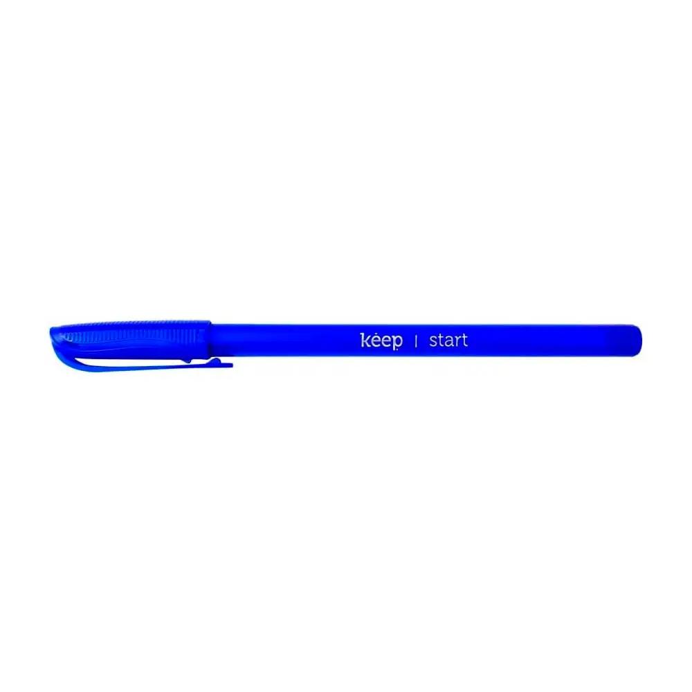 Caneta Esferográfica Ponta Fina 0,7mm c/ 50 Unidades Azul Keep - EI094 Truedata