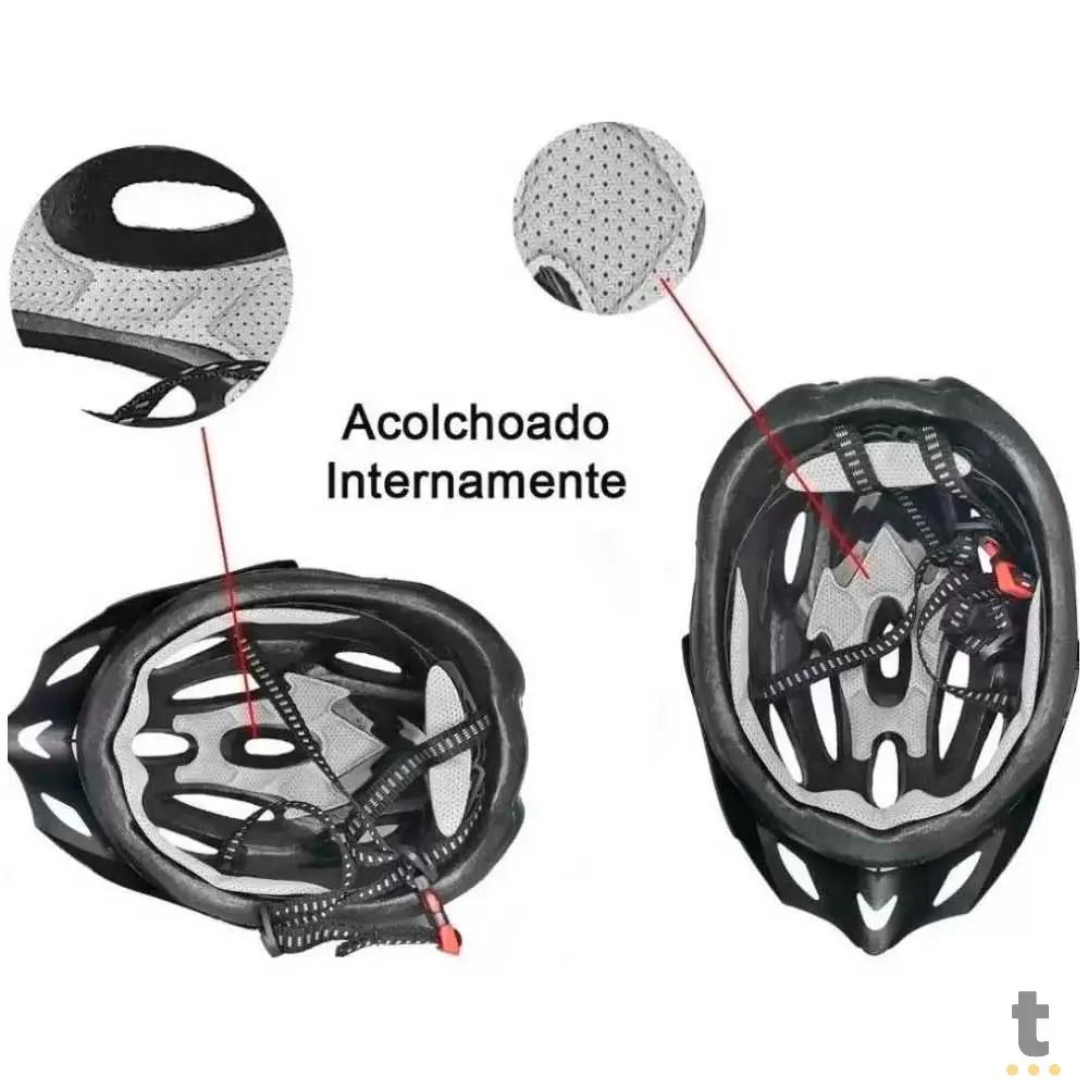 Capacete de Proteção para Ciclista Luatek - LKT-604 Truedata