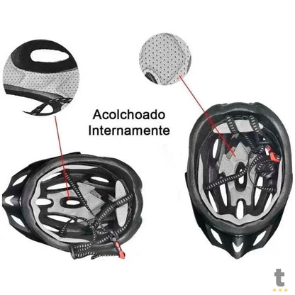 Capacete de Proteção para Ciclista Luatek - LKT-604 Truedata