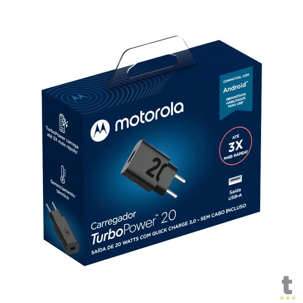 Carregador De Parede Motorola Turbo Power 20W - Sem Cabo Truedata
