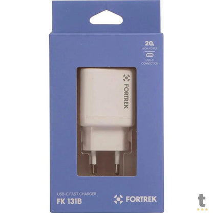 Carregador De Parede Usb-C Fortrek FK 131B 20w - 82661 Truedata