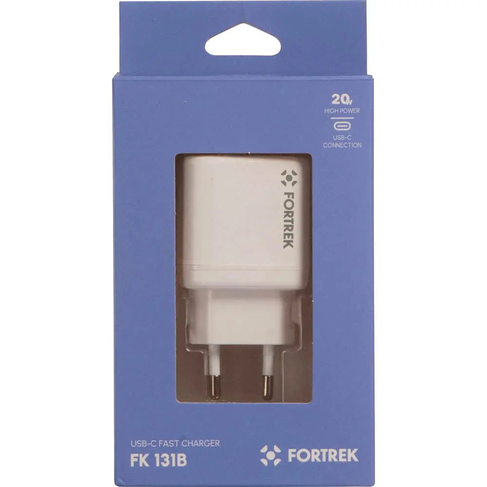 Carregador De Parede Usb-C Fortrek FK 131B 20w - 82661 Truedata