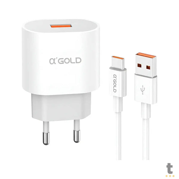 Carregador De Parede aGold Usb Turbo 30W 6.1A - CA31-8