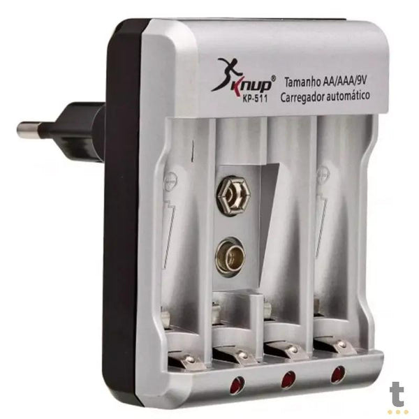 Carregador De Pilhas Knup Kp-511