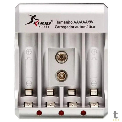 Carregador De Pilhas Knup Kp-511 Truedata