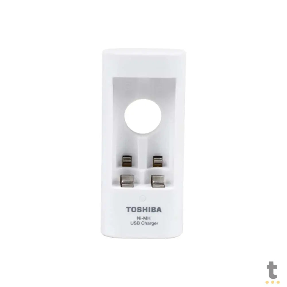 Carregador De Pilhas USB Toshiba C/ 4 Pilhas AA 2000Mah - TNHC-6GME4 Truedata