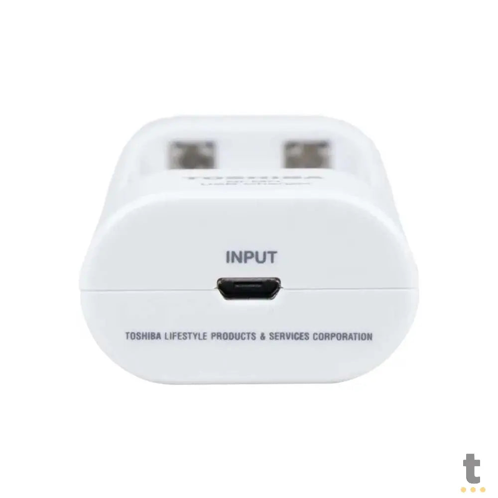 Carregador De Pilhas USB Toshiba C/ 4 Pilhas AA 2000Mah - TNHC-6GME4 Truedata