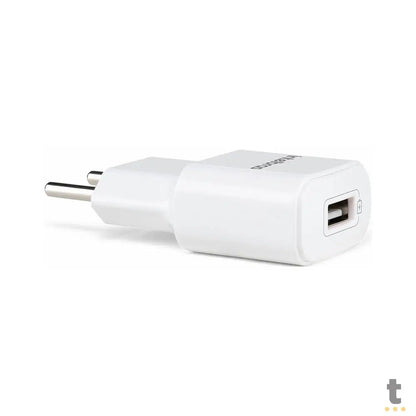 Carregador De Tomada com 1 Saída Usb 2,4A Intelbras EC1 Fast Bivolt Branco - 4820022 Truedata