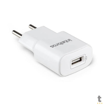 Carregador De Tomada com 1 Saída Usb 2,4A Intelbras EC1 Fast Bivolt Branco - 4820022 Truedata