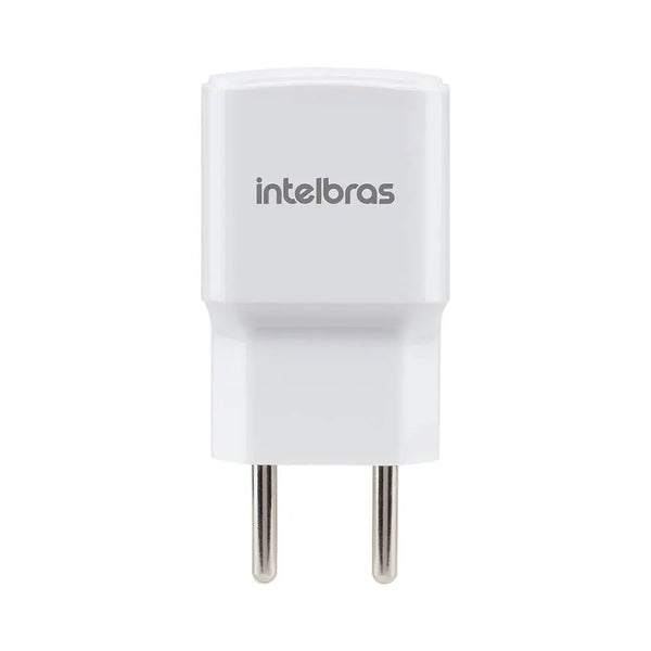Carregador De Tomada com 1 Saída Usb 2,4A Intelbras EC1 Fast Bivolt Branco - 4820022