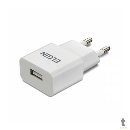 Carregador De Tomada com 1 Saída Usb Elgin 5V 1A Bivolt - 27596 Truedata