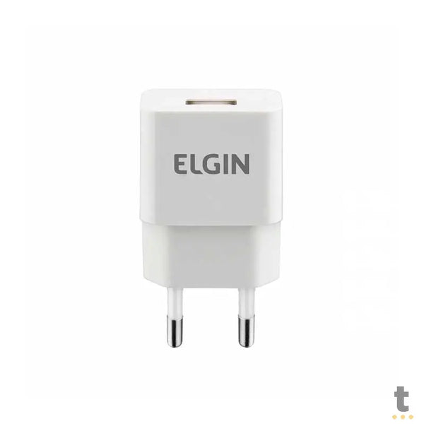 Carregador De Tomada com 1 Saída Usb Elgin 5V 1A Bivolt - 27596