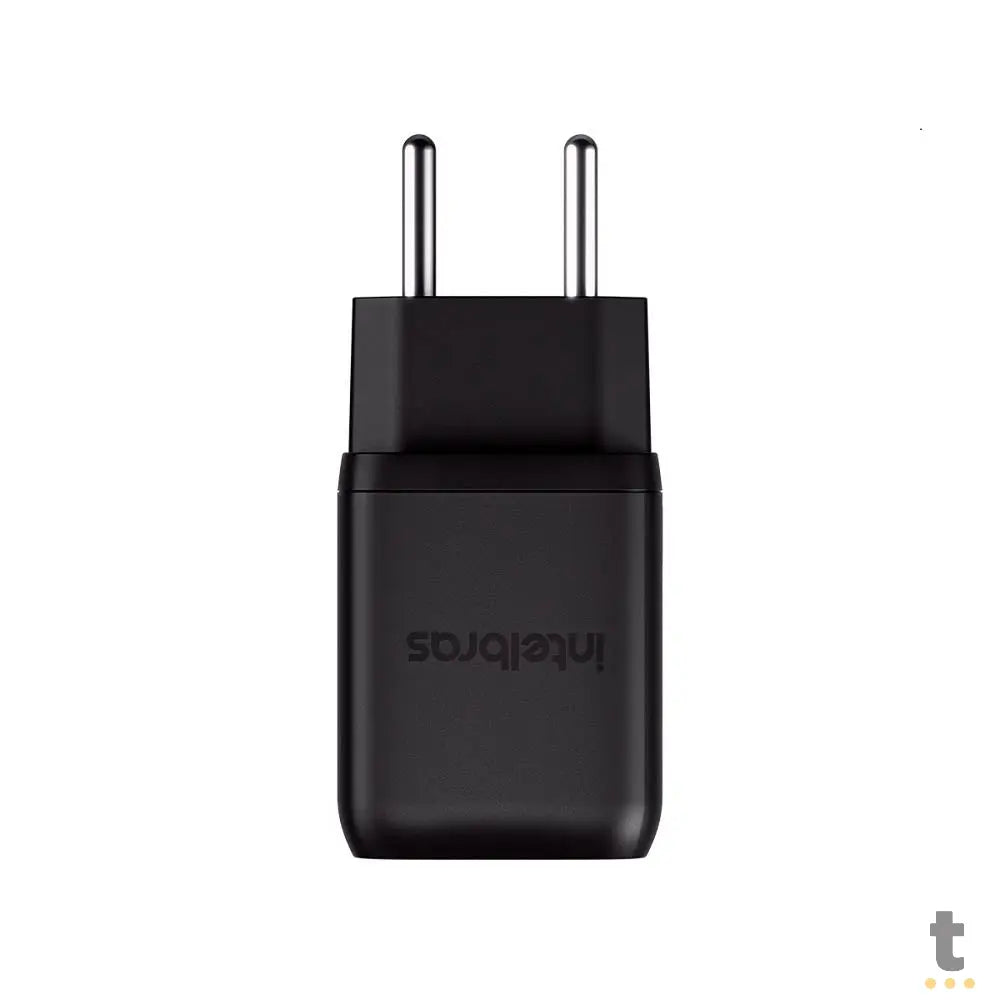 Carregador De Tomada com 2 Saídas Usb Tipo C + 1 Saída USB-A 65W Turbo Intelbras EC 21 Preto - 4820190 Truedata