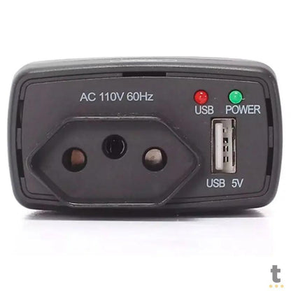 Carregador Inversor 12v Para 110v Veicular 75w Knup Kp-552 Saida Ac E Usb Truedata