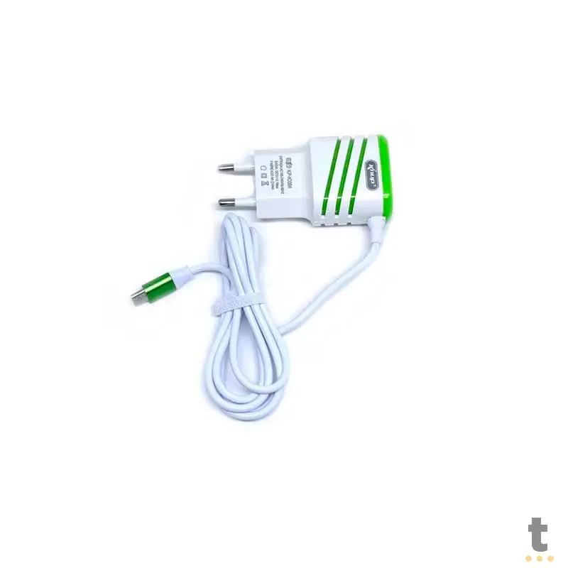 Carregador Micro Usb Tomada + 2 Entradas Knup 3.1a - KP-IC004A+ Truedata