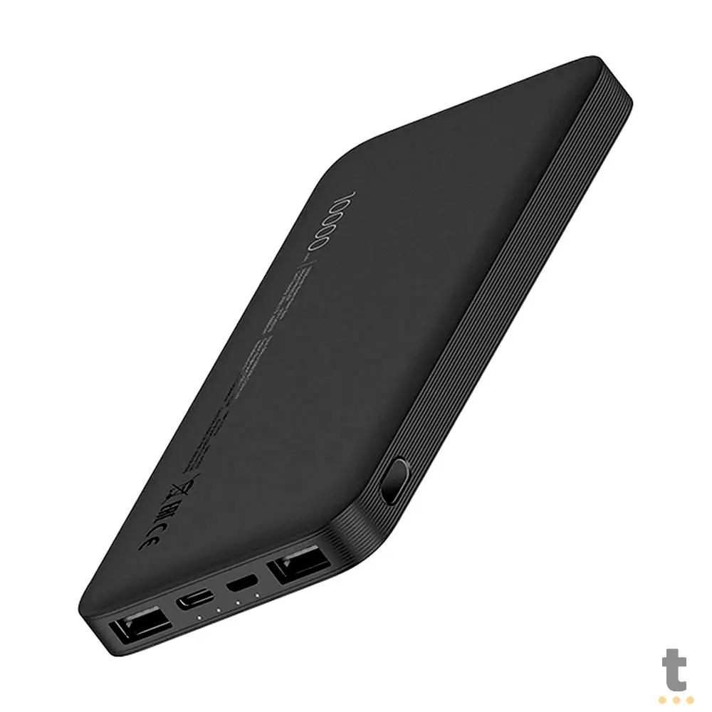 Carregador Portátil 10000mAh Redmi Power Bank Preto Xiaomi Truedata
