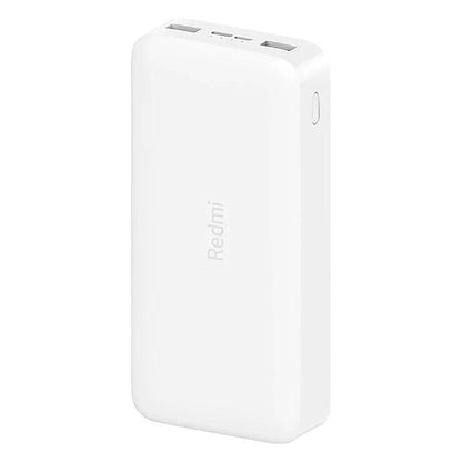 Carregador Portátil 20000mAh Fast Charge Power Bank Branco Xiaomi Truedata