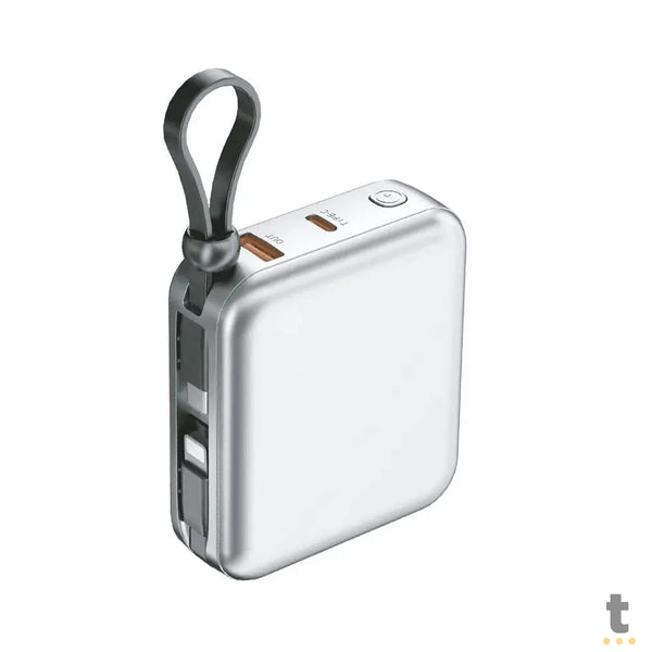 Carregador Portátil Power Bank AGold 10000Mah 45W Tipo C e Lighting - BTE-105