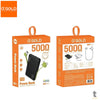 Carregador Portátil Power Bank AGold 5000Mah Multiconexões 2.1A - BTE-03 Truedata