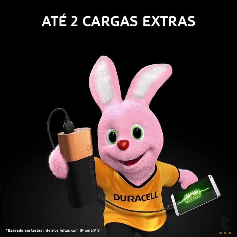 Carregador Portátil Power Bank Duracell 6700Mah USB - 5007217 Truedata