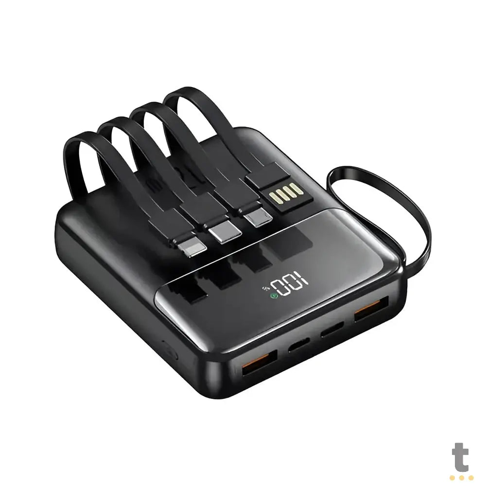 Carregador Portatil Power Bank MiniMen 10000Mah Multiconexoes PD 22,5W - MM-CDB322 Truedata