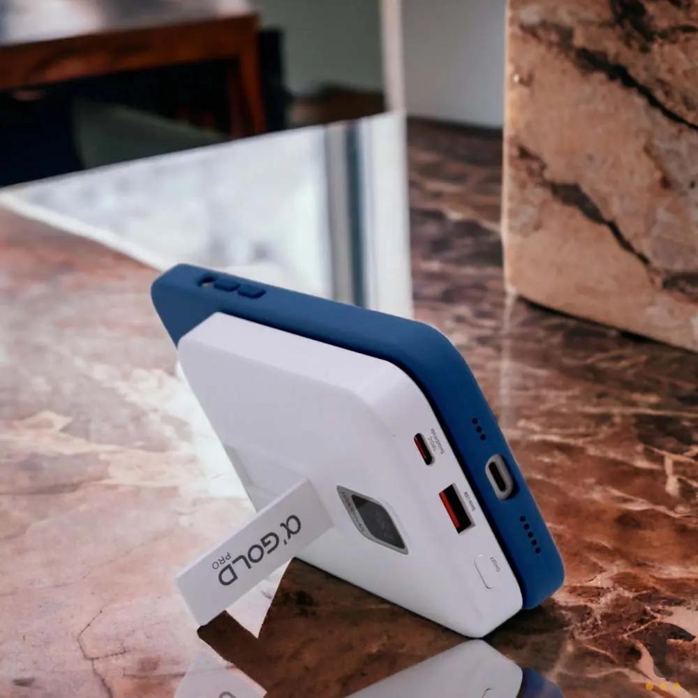 Carregador Portátil Power Bank Sem Fio AGold 22.5W 10000Mah - BTE-22 Truedata