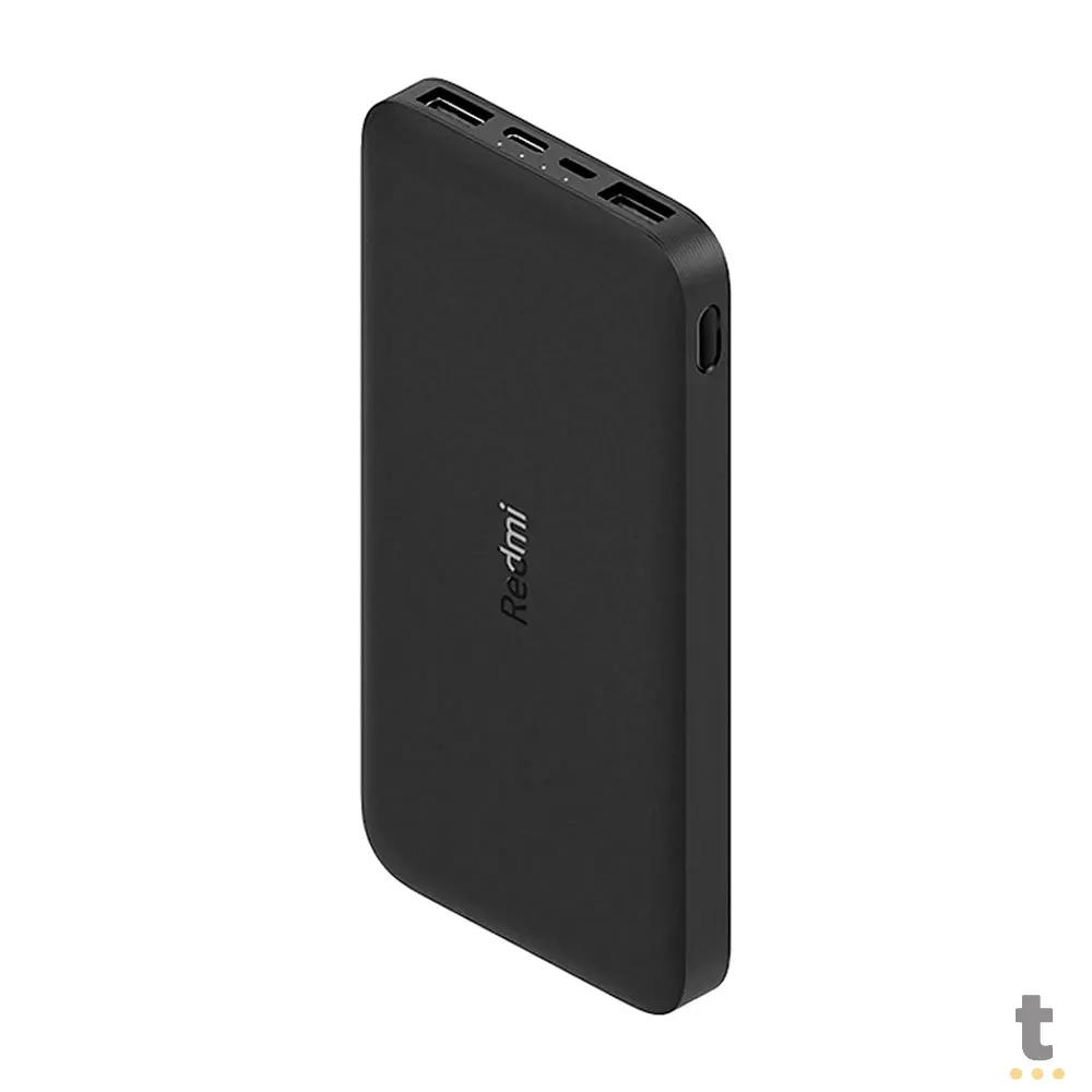 Carregador Portátil Redmi Power Bank 10000mAh Xiaomi Preto Truedata