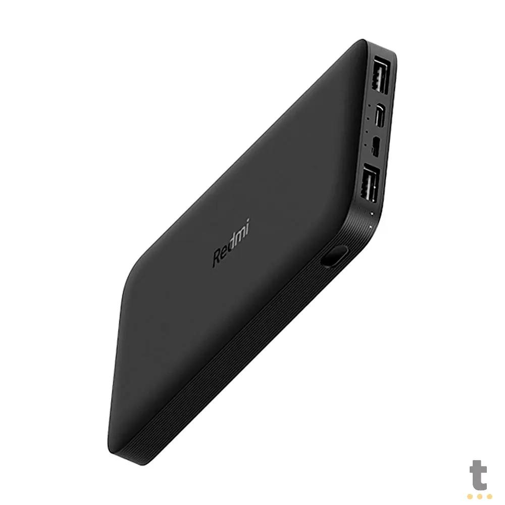 Carregador Portátil Redmi Power Bank 10000mAh Xiaomi Preto Truedata