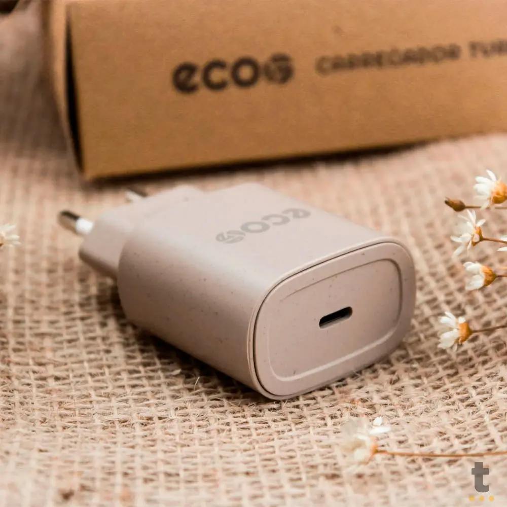 Carregador Usb Tipo C Turbo GShield Ecoo QC 3.0 Até 25W - GS-7031 Truedata