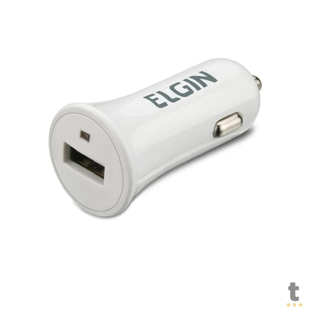 Carregador Veicular 12v Usb 5v 1A Elgin Branco - 27598 Truedata