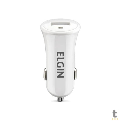 Carregador Veicular 12v Usb 5v 1A Elgin Branco - 27598 Truedata