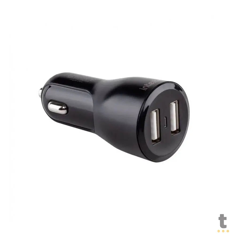 Carregador Veicular C/ 2 Saídas USB 12W 2.4A Intelbras Preto - 4820038 Truedata