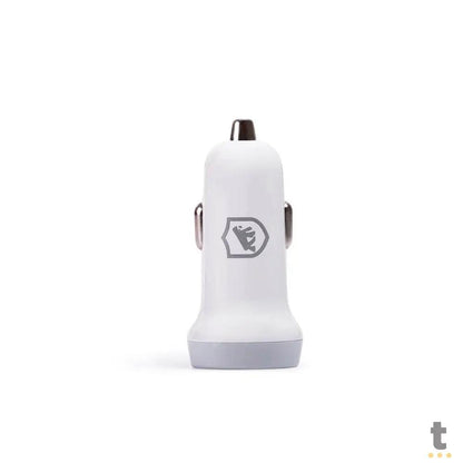Carregador Veicular Flex 2 USB Branco GShield 5V 3.4A - GS-3238 Truedata