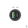 Carregador Veicular Turbo Armor USB / USB Tipo C GShield Preto Quick Charge 3.0 - GS-6930 Truedata