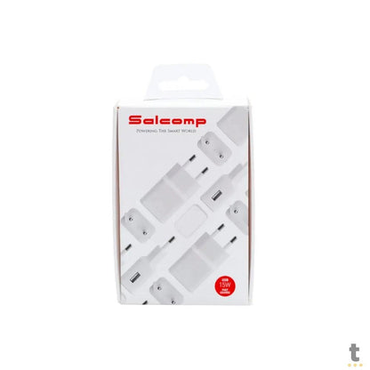 Carregador de Tomada P/ Smartphone Salcomp Carga Super Rápida Branco - SA44381B2C Truedata