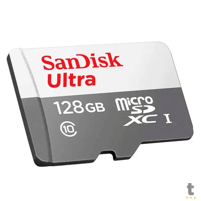 Cartão De Memória 128gb Micro Sd Card Cl10 Sandisk Ultra - Sdsqunr-128g-gn3ma Truedata