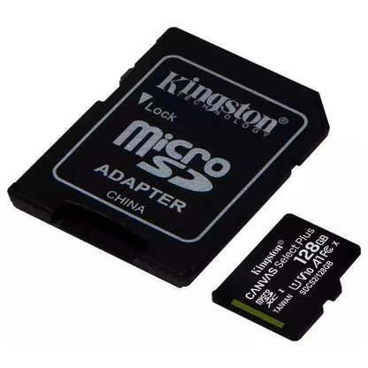 Cartão De Memória 128gb  Micro Sd Card Kingston Cl 10 - SDCS2/128GB Truedata