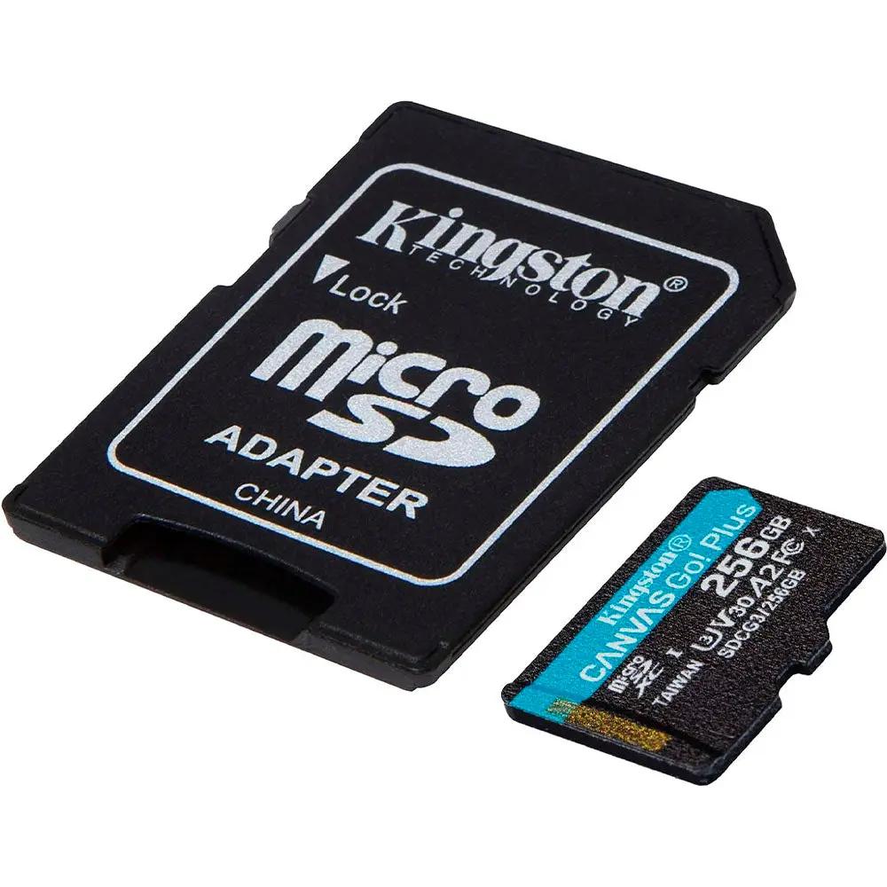 Cartão De Memória 256gb Micro Sd Card Kingston SD XC 4K - SDCG3/256GB Truedata
