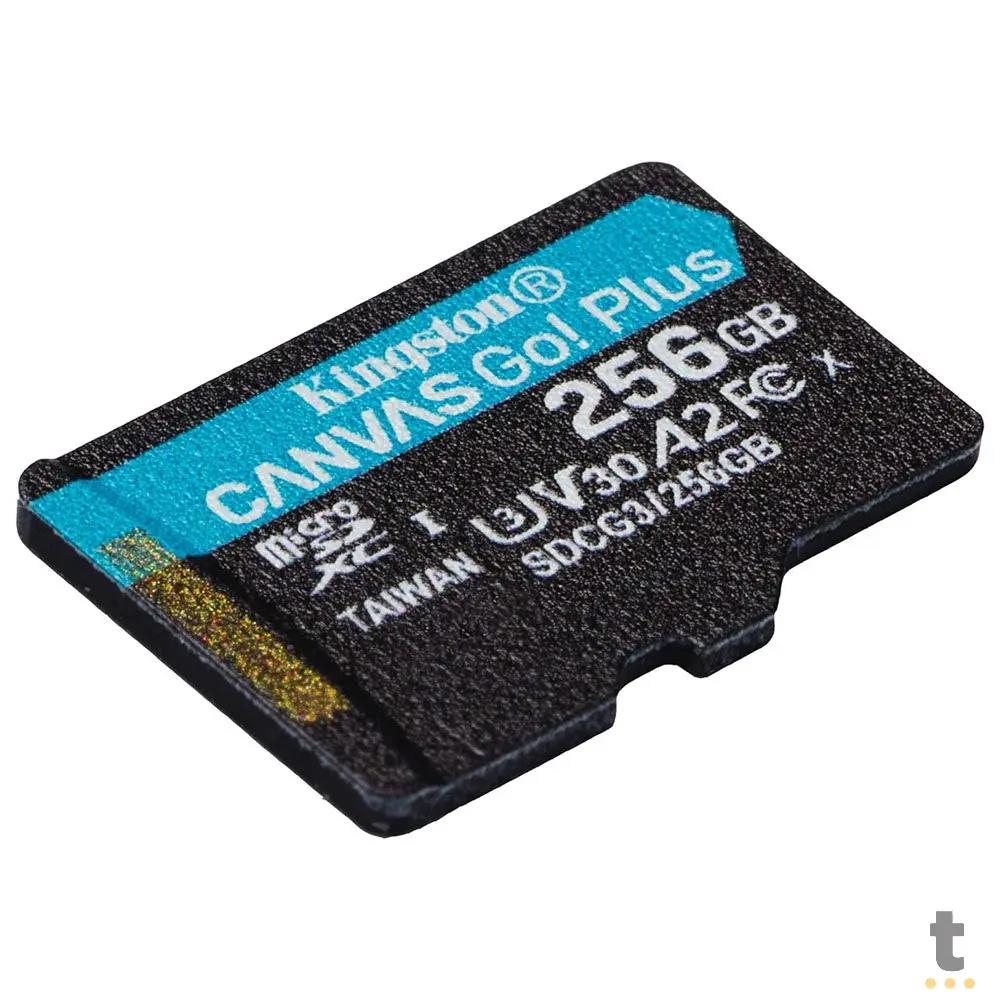Cartão De Memória 256gb Micro Sd Card Kingston SD XC 4K - SDCG3/256GB Truedata