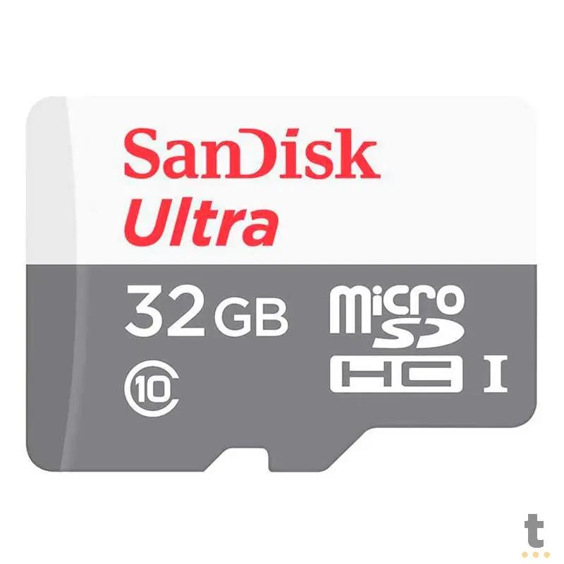 Cartao De Memoria 32gb  Micro Sd Card Cl10 Sandisk-Sdsquns-032g-Gn3 Truedata