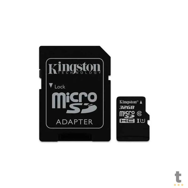 Cartão De Memória 32gb Micro Sd Card Kingston Cl10 - SDCS2/32GB