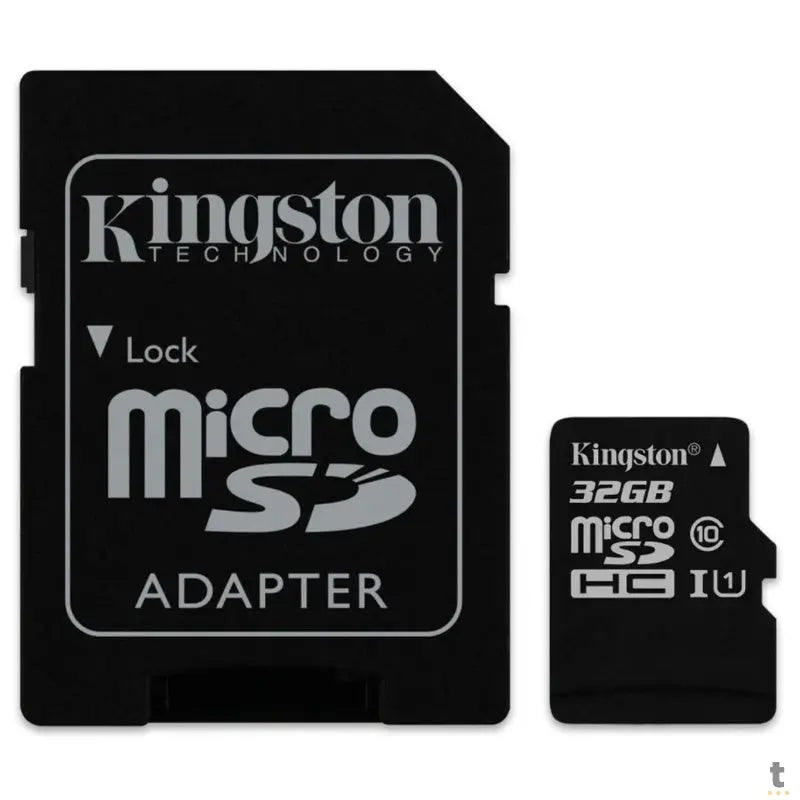 Cartão De Memória 32gb Micro Sd Card Kingston Cl10 Truedata