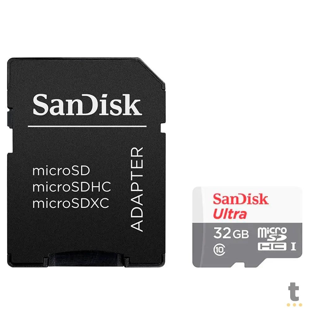 Cartao De Memoria 32gb Ultra Micro Sd Card Sandisk - SDSQUNR-032G-GN3MA Truedata