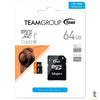Cartão De Memória 64gb Micro Sd Card TeamGroup Cl10 - TUSDX64GUHS03 Truedata