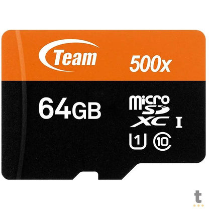 Cartão De Memória 64gb Micro Sd Card TeamGroup Cl10 - TUSDX64GUHS03 Truedata