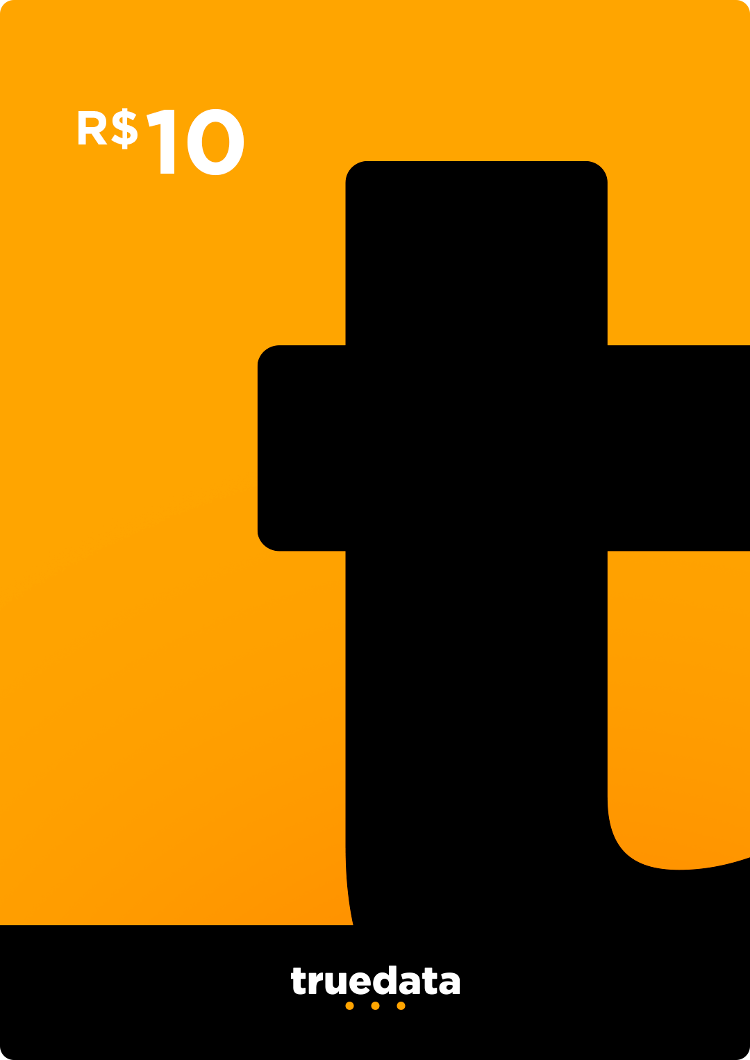 Cartão Presente Gift Card Truedata Truedata