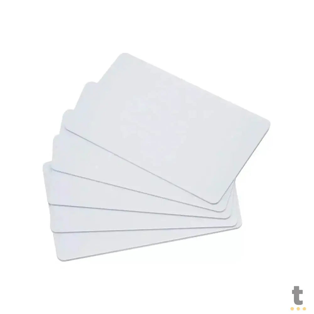 Cartão RFID Controle de Acesso 13,56Mhz Branco Liso Truedata