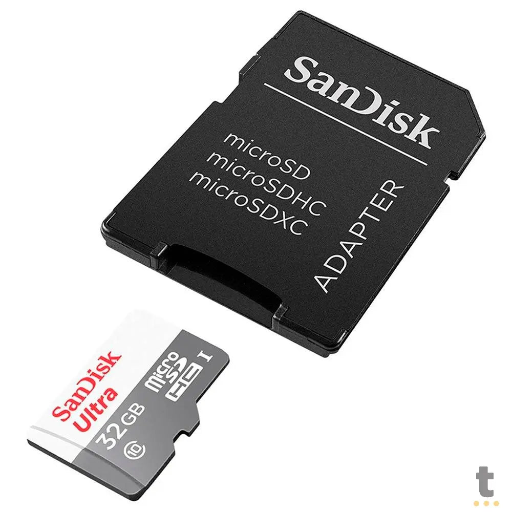 Cartão de Memória 32gb Ultra Micro Sd Card Sandisk - SDSQUNR-032G-GN3MA Truedata
